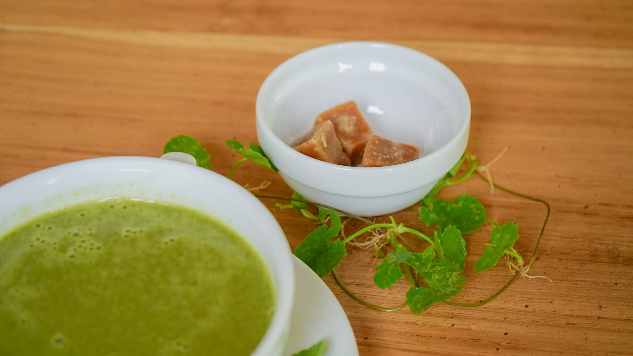 Fresh herbs from our garden