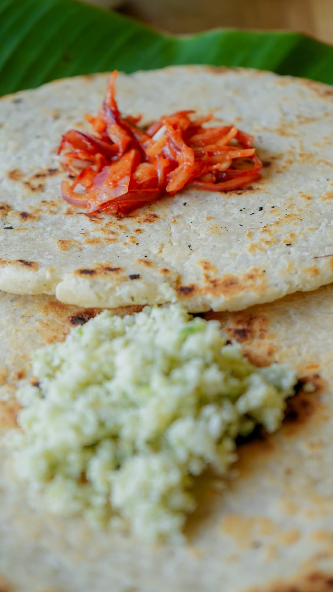 Traditional rice and curry lunch
