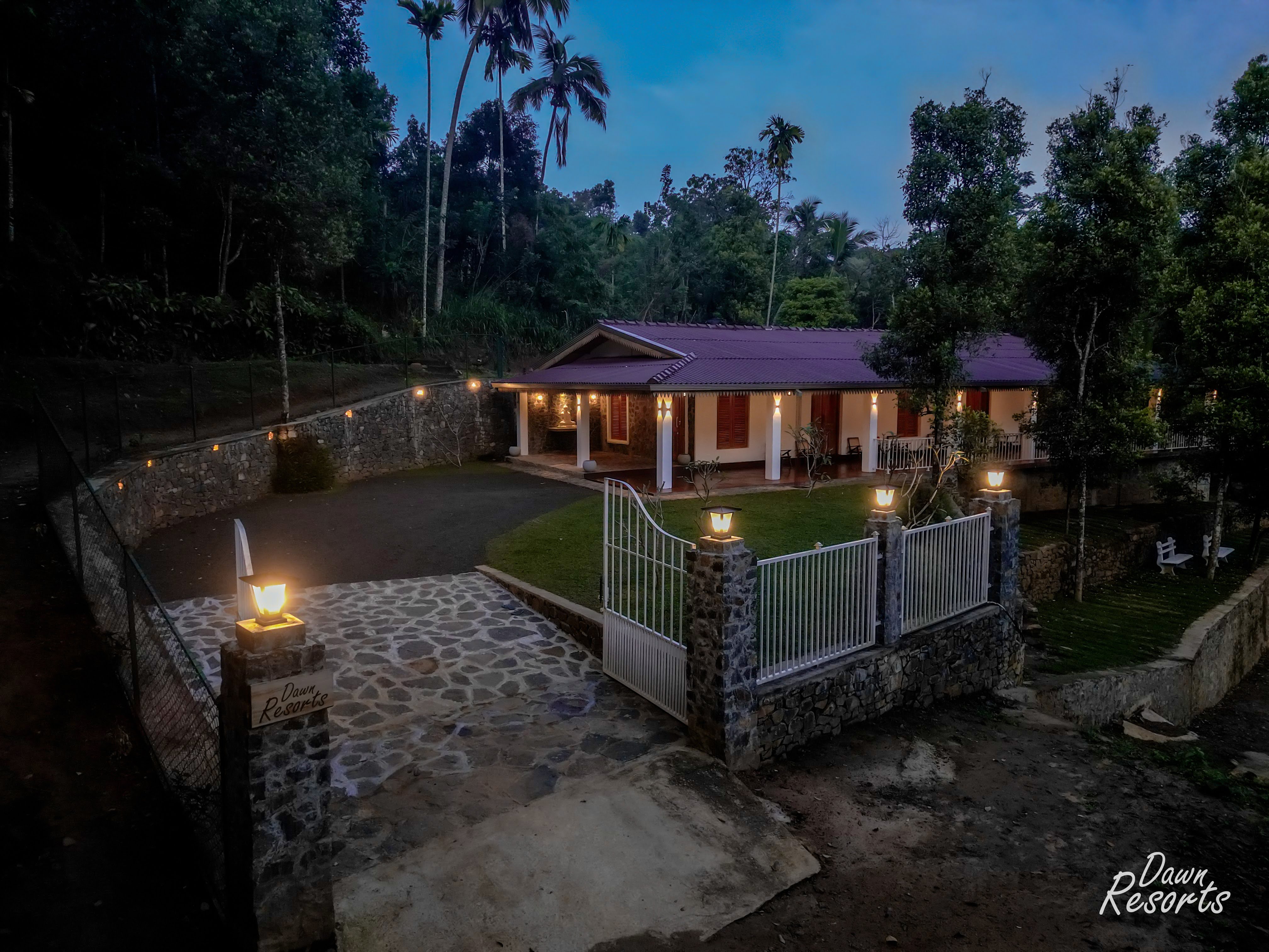 Dawn Retreat aerial view