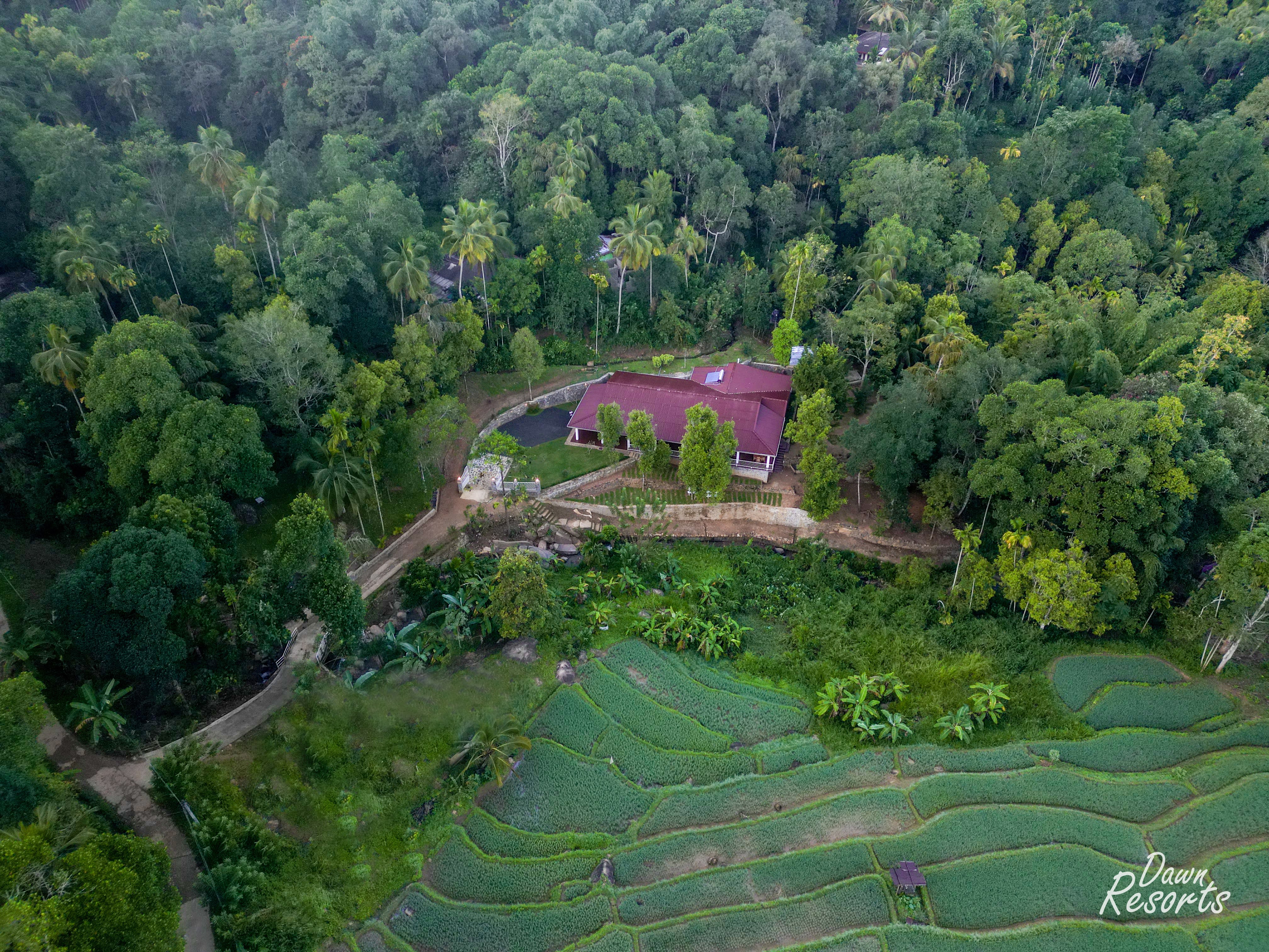 Garden and grounds at Dawn Retreat