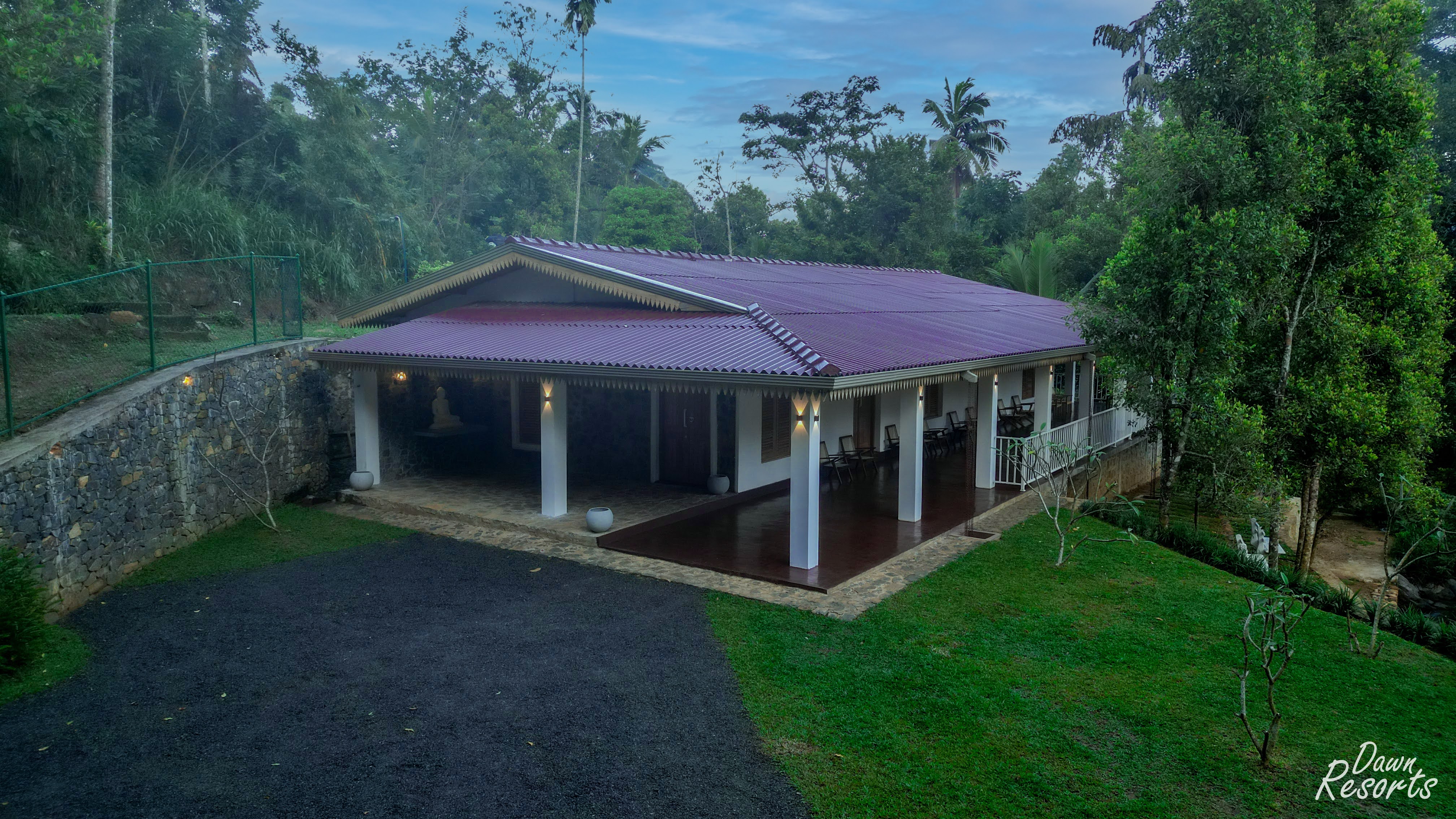 Veranda with mountain view